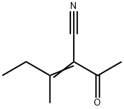 2-Pentenenitrile, 2-acetyl-3-methyl- (9CI) 化学構造式