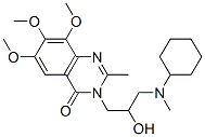 4(3H)-Quinazolinone,  3-[3-(cyclohexylmethylamino)-2-hydroxypropyl]-6,7,8-trimethoxy-2-methyl-,779263-02-4,结构式