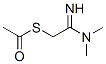 Ethanethioic acid, S-[2-(dimethylamino)-2-iminoethyl] ester (9CI) Structure