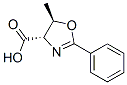 4-Oxazolecarboxylicacid,4,5-dihydro-5-methyl-2-phenyl-,(4S-trans)-(9CI) Structure