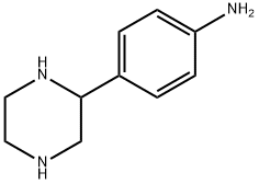 Benzenamine, 4-(2-piperazinyl)- (9CI) 结构式
