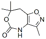 Isoxazolo[4,5-d][1,3]oxazepin-5(4H)-one, 7,8-dihydro-3,7,7-trimethyl- (9CI) Struktur