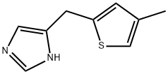 1H-Imidazole,  4-[(4-methyl-2-thienyl)methyl]-  (9CI) Structure