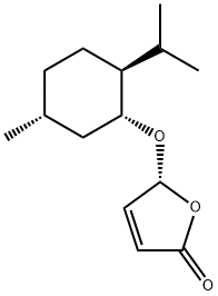 (5R)-5-((5R)-2-异丙基-5-甲基环己基氧基)呋喃-2(5H)-酮 结构式