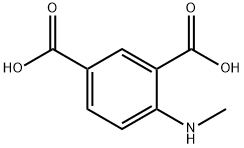Isophthalic acid, 4-(methylamino)- 化学構造式