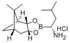 (R)-1-氨基-3-甲基丁基硼酸蒎烷二醇酯盐酸盐, 779357-85-6, 结构式