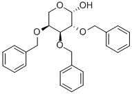 2,3,4-三-邻苯甲基-~-L-阿拉伯呱喃糖 结构式