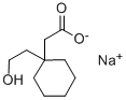 1-(2-Hydroxyethyl)cyclohexaneacetic acid sodium salt,77945-11-0,结构式