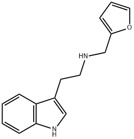 フラン-2-イルメチル-[2-(1H-インドール-3-イル)-エチル]-アミン 化学構造式
