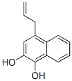 1,2-Naphthalenediol, 4-(2-propenyl)- (9CI) Structure