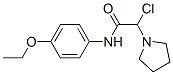 N-(4-ethoxyphenyl)-2-(2,3,4,5-tetrahydropyrrol-1-yl)acetamide chloride Struktur
