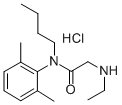 [butyl-(2,6-dimethylphenyl)carbamoyl]methyl-ethyl-azanium chloride,77966-77-9,结构式