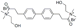 77967-05-6 2-hydroxyethyl-[3-[4-[4-[2-(2-hydroxyethyl-dimethyl-ammonio)carbonylet hyl]phenyl]phenyl]propanoyl]-dimethyl-azanium dibromide