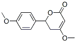 4-methoxy-6-(4-methoxyphenyl)-5,6-dihydropyran-2-one Struktur