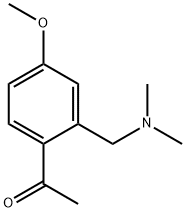 1-(2-DIMETHYLAMINOMETHYL-4-METHOXY-PHENYL)-ETHANONE Struktur