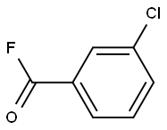 Benzoyl fluoride, 3-chloro- (9CI) Structure