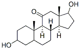 androstan-3,17-diol-11-one Structure