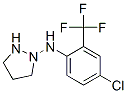 N-(4-chloro-2-(trifluoromethyl)phenyl)-4,5-dihydro-1H-pyrazole-2-amine Structure