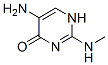 4(1H)-Pyrimidinone, 5-amino-2-(methylamino)- (9CI),77994-14-0,结构式