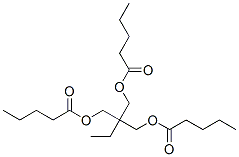 2-ethyl-2-[[(1-oxopentyl)oxy]methyl]propane-1,3-diyl divalerate Structure