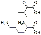 L-lysine mono(3-methyl-2-oxobutyrate),78000-30-3,结构式