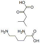 L-lysine mono(4-methyl-2-oxovalerate),78000-32-5,结构式