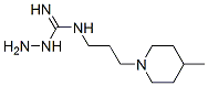 Hydrazinecarboximidamide, N-[3-(4-methyl-1-piperidinyl)propyl]- (9CI) Structure