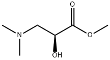 Propanoic acid, 3-(dimethylamino)-2-hydroxy-, methyl ester, (S)- (9CI) 化学構造式