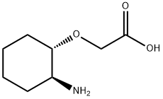 Acetic acid, [(2-aminocyclohexyl)oxy]-, (1S-trans)- (9CI) 化学構造式