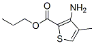 2-Thiophenecarboxylicacid,3-amino-4-methyl-,propylester(9CI) 化学構造式