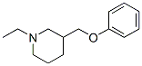 Piperidine, 1-ethyl-3-(phenoxymethyl)- (9CI) Structure