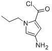 1H-Pyrrole-2-carbonyl chloride, 4-amino-1-propyl- (9CI),780034-31-3,结构式