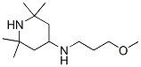 N-(3-methoxypropyl)-2,2,6,6-tetramethylpiperidin-4-amine Struktur