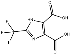 2-(三氟甲基)-1H-咪唑-4,5-二羧酸,78016-96-3,结构式