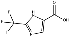 2-三氟甲基咪唑-4-甲酸 结构式