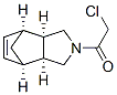 4,7-Methano-1H-isoindole, 2-(chloroacetyl)-2,3,3a,4,7,7a-hexahydro-, (3aalpha,4alpha,7alpha,7aalpha)- (9CI) Struktur