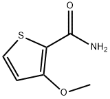 2-Thiophenecarboxamide,  3-methoxy- Struktur