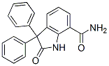 2,3-Dihydro-2-oxo-3,3-diphenyl-1H-indole-7-carboxamide Struktur