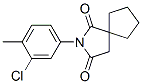 8-(3-chloro-4-methyl-phenyl)-8-azaspiro[4.4]nonane-7,9-dione Struktur