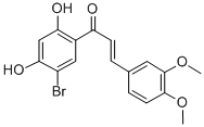 1-(5-Bromo-2,4-dihydroxyphenyl)-3-(3,4-dimethoxyphenyl)-2-propen-1-one Structure