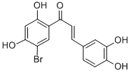 1-(5-Bromo-2,4-dihydroxyphenyl)-3-(3,4-dihydroxyphenyl)-2-propen-1-one,78050-55-2,结构式