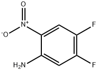4,5-二氟-2-硝基苯胺,78056-39-0,结构式