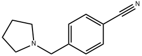 4-(PYRROLIDIN-1-YLMETHYL)BENZONITRILE 化学構造式