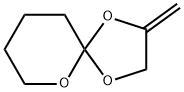 1,4,6-Trioxaspiro[4.5]decane,  2-methylene- Structure