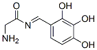 Acetamide, 2-amino-N-[(2,3,4-trihydroxyphenyl)methylene]- (9CI) 结构式