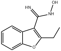 3-Benzofurancarboximidamide,2-ethyl-N-hydroxy- Struktur