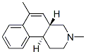 Benz[f]isoquinoline, 1,2,3,4,4a,10b-hexahydro-3,6-dimethyl-, trans- (9CI) Structure