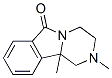 Pyrazino[2,1-a]isoindol-6(2H)-one, 1,3,4,10b-tetrahydro-2,10b-dimethyl- (9CI),780706-90-3,结构式
