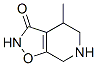 Isoxazolo[5,4-c]pyridin-3(2H)-one, 4,5,6,7-tetrahydro-4-methyl- (9CI) 化学構造式