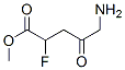 Pentanoic  acid,  5-amino-2-fluoro-4-oxo-,  methyl  ester Struktur